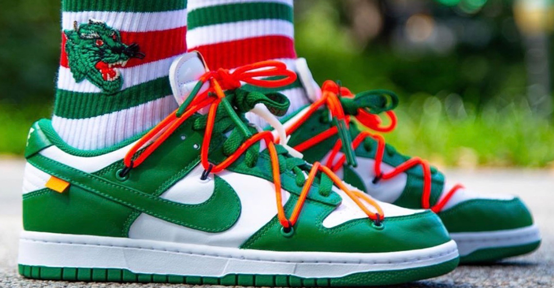 Deck Your Soles with Festive Pine: Nike Dunk Reps Low Off-White
